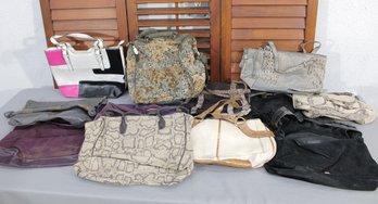 #309-Large Lot Of Ladies Handbags & Purses  Totes, Shoulder Bags, Fashion Styles