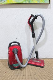 Bissell DirtLifter Canister Vacuum With Power Brush  Red-working