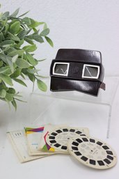 Vintage View-Master With Various Slide Wheels In Original Box