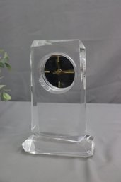 Quart Lucite Table Clock