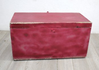 Painted Vintage Trunk