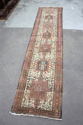 Handmade Iranian Runner Rug - 9'7' X 26'