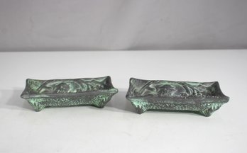 Pair Of Vintage 5'x3'  Figure  Relief Design-