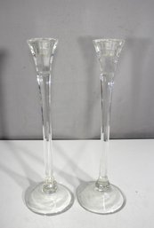 PAIR OF Claus Josef Riedel CANDLESTICKS