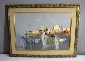 Mid-Century Modern Shaul Ohaly Original Painting