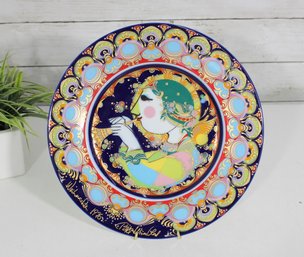 Rosenthal Studio Linie Bjorn Wiinblad Engel Mit Trompete Plate  Germany  11' Decorative Art Plate