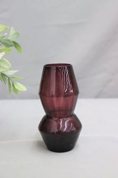 Purple Amethyst Glass Vase