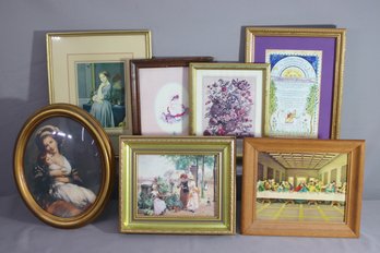 Group Lot Of Decorative Framed Art
