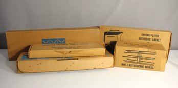 Vintage Jenn-Air & Beatrice Rotisserie Accessories Group Lot - New In Box