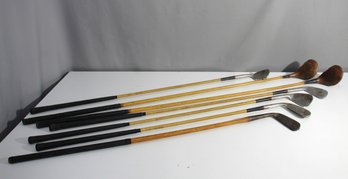 Vintage True Temper Golf Club Set - 7 Clubs With Hickory Shafts