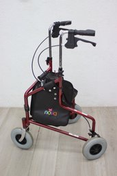 Nova Traveler 3 Wheel Rollator Walker Retail For $115.