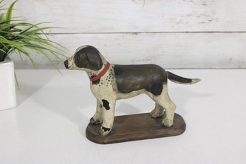 Our Town Christmas Kids With Dog Dept 56 Figurine Leo Smith Signed 8'