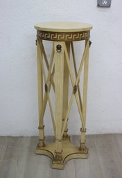 Regency Style Painted And Parcel-Gilt Pedestals