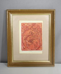 Original Signed 1/1 Print 'Time'  Limited Edition Abstract Expressionist Artwork