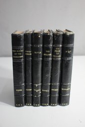 Set Of 6 Vintage Military & Presidential History Books  Hardcover Collection