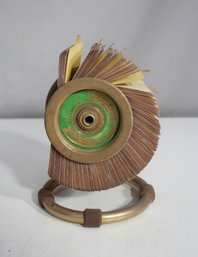 Vintage Wheeldex Rotary Index Card File  Industrial Mid-Century Office Organizer