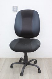 Blue And Black Fabric Task Office Chair