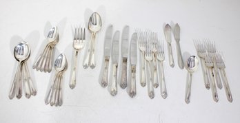 Tudor Plated By Oneida Community  Partial Flatware Set  Vintage Silverplate