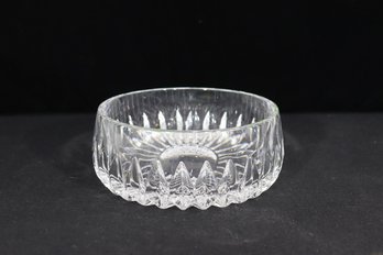 Elegant Cut Crystal Bowl  3'H X 6.5' Round  Brilliant Starburst & Diamond Design