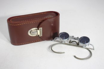 Vintage Clip-On Watchmaker's Magnifying Glasses With Case