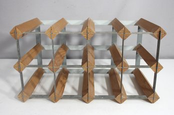 Vintage Wine Rack Retro 1990s Industrial -9.5'h X 17'w X 9'd