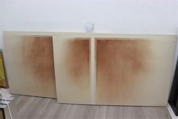 Pair Of Large Modern Art
