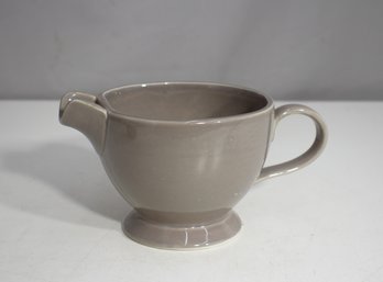 Vintage 4 Ceramic Juicer Pitcher  Taupe Glaze