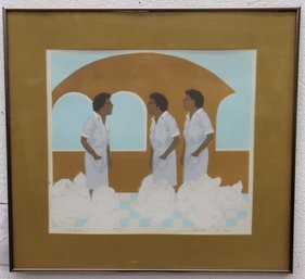 Artwork Signed Anne Ballou 'Wash'