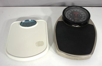 Lot Of 2 Bathroom Scales  Digital Health O Meter & Analog SECA Scale