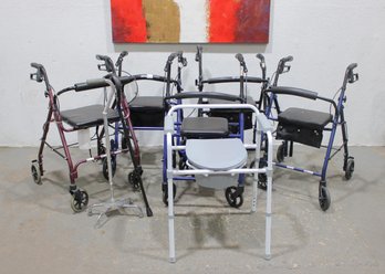 Lot Of Mobility Aids  Walkers, Rollators & Shower Chair  Mixed Styles