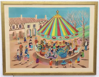 Limited Edition Lithograph La Giraudiere #147/400, Pencil Print Signed