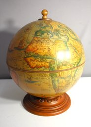Vintage Decorative Globe Bar Cabinet - Classic World Map Design