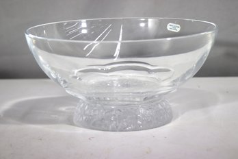 Vintage Cristal J.G. Durand France Pedestal Bowl