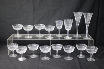 Group Lot Of 16pc Waterford Lismore -flute, Liqueur , Wine