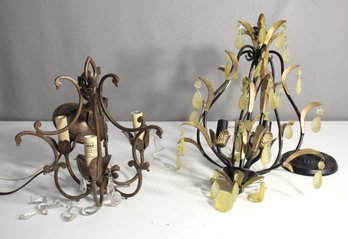 Two Vintage Hanging Fixtures