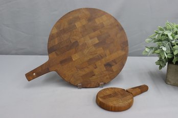 Dansk Jens Quistgaard Teak Serving Paddle AND Dansk Teak Cheese Board/Knife