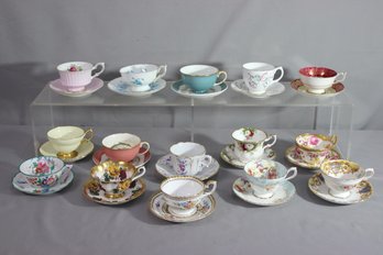 Assorted Lot Of Porcelain Cups And Saucers