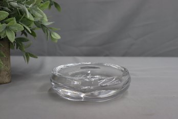 Vintage MCM Orrefors Glass Bowl Sweden Signed #200-121