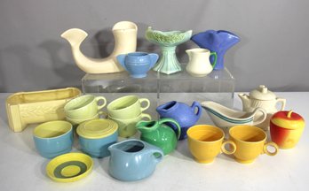 Assorted Lot Of Vintage Pottery & Dinnerware  Hall, Shenango, Pacific & More