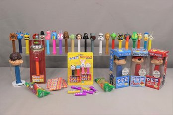 29 Vintage PEZ Dispensers And Candy