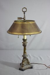 Brass Tole Table Lamp