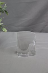 Vintage Steuben Glass Down Heart Paperweight