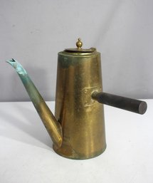 Vintage Turkish Style Copper Teapot With Side Handle-made In Japan