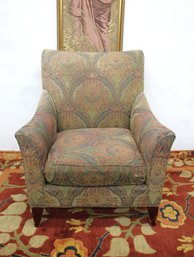 Maurice Villency Upholstered Armchair - 37' H X 31.5' W X 35' D