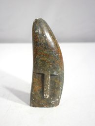 Signed Peter Mandona 6 Carved Abstract Tribal Face Sculpture