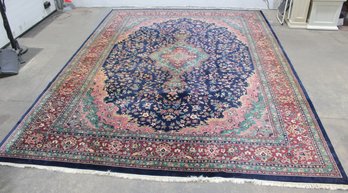 Large Traditional Persian Style Area Rug, 14' X 9'11'