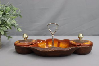 Vintage California Pottery Condiment Dish