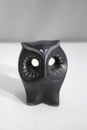 Mid-Century Porta Celi Pottery Owl  Jos Torres Guardia Spain Figurine