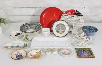 Assorted Decorative Housewares And Tableware Group Lot