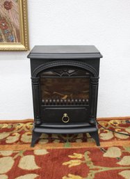 Compact Electric Fireplace Heater - 21.5' H